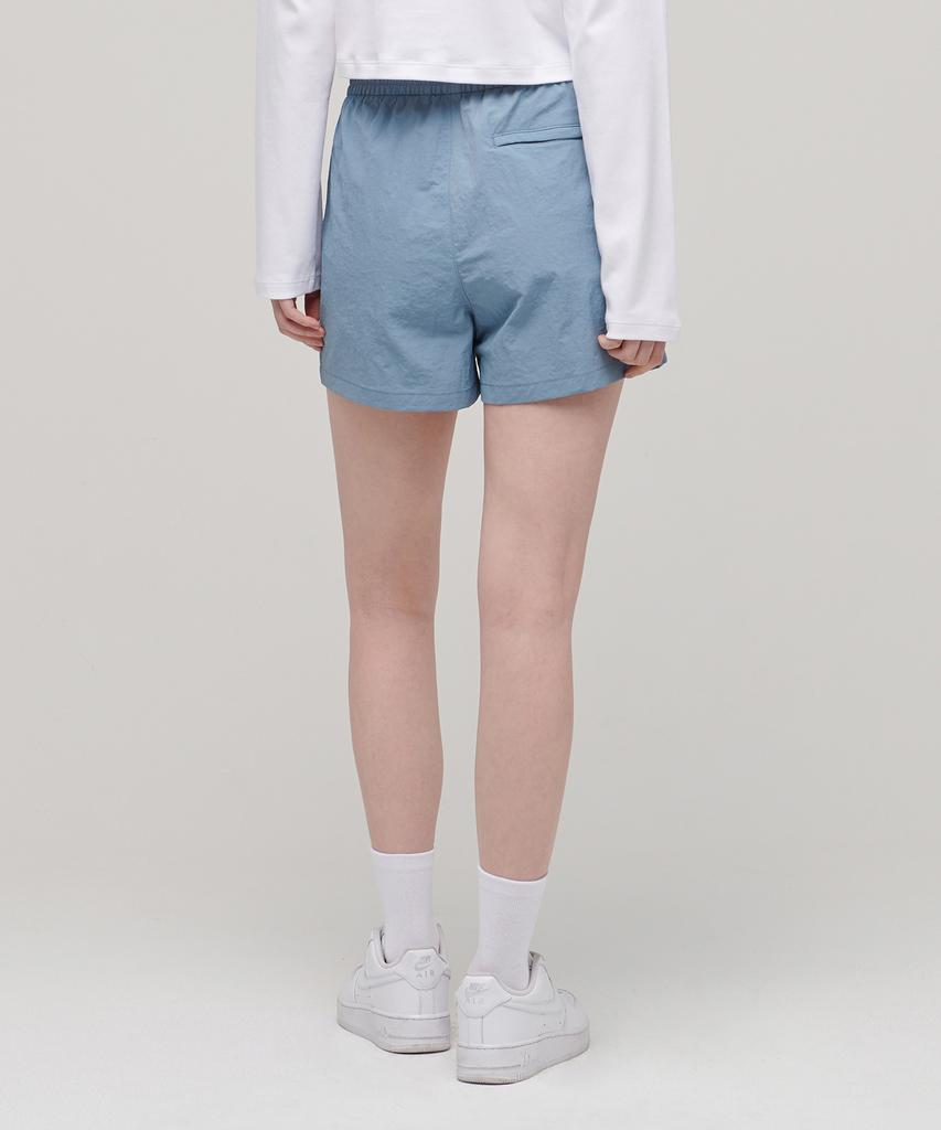 MUSINSA STANDARD WOMAN Women'S Nylon Banding Shorts [Blue Grey]