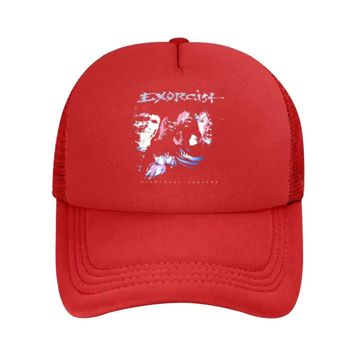 Exorcise Art Edgy Inspired Spooky Themed Design Mesh Baseball Cap One Size