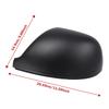Matte Black Rearview Mirror Cover Side Mirror Caps Car Accessories for Volkswagen Transporter T5 T5.1 T6 2010-