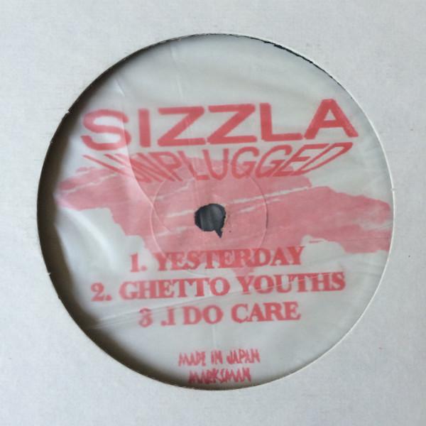 12inch Record SIZZLA - Unplugged(Made in Japan, Marksman) MB097 NOT ON LABEL 1996 Japan Reggae, Ska & Dub Used