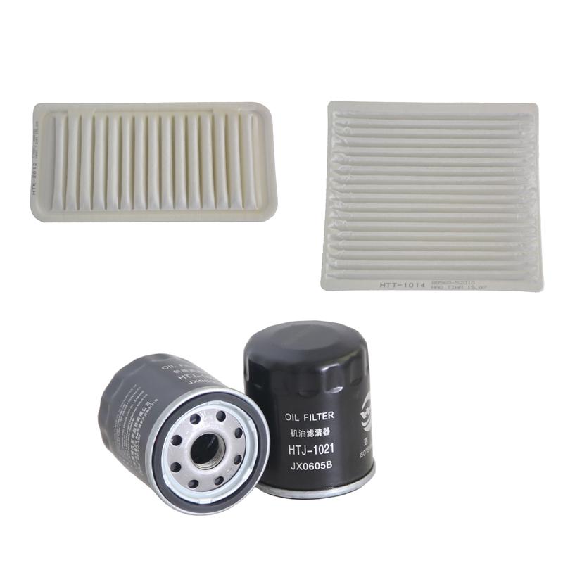 CABIN filter Air filter and Oil filter for TOYOTA COROLLA AE12 2000-2007 1.5L LAK1291 0986AF2227 LX2519 0986AF0061 OC611