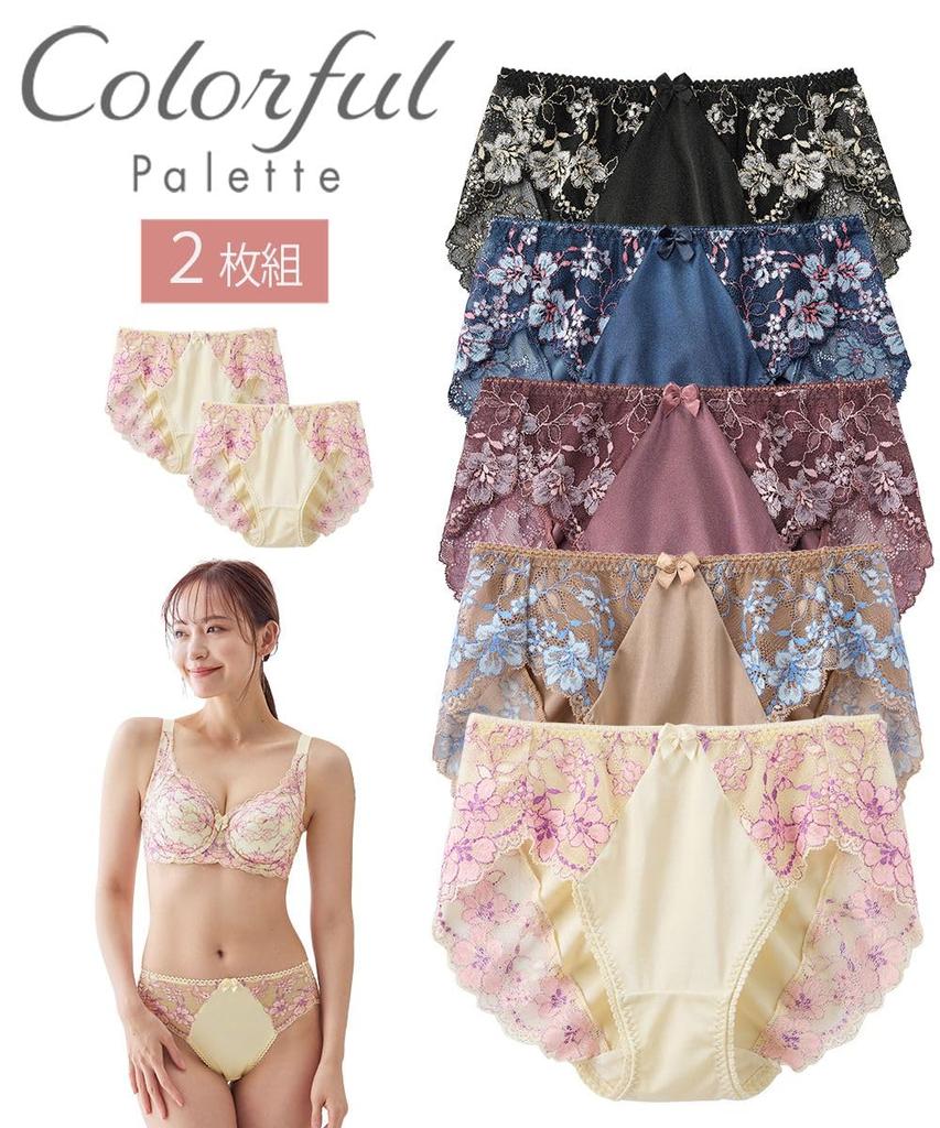Nissen Regular Colorful Palette Coordinating Shorts Flower In Japan Mocha X Size 4L Women's Shorts, (2-Pack) (Azalea Pattern) (Made Lace), Blue,
