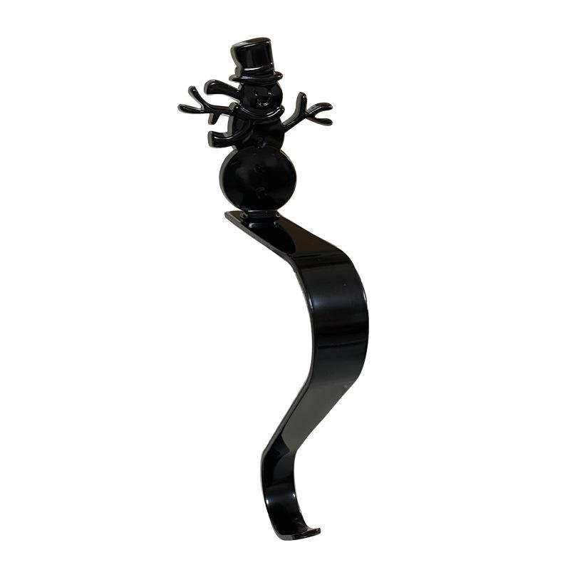 

Металлические крючки-снежинки для рождественских чулок для камина, S-образный дизайн