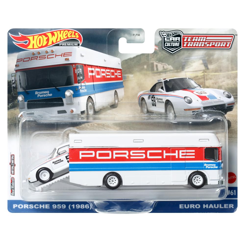 

Hot Wheels Collector European Transporter Collection Vehicle HKF47 (Ages 3+)