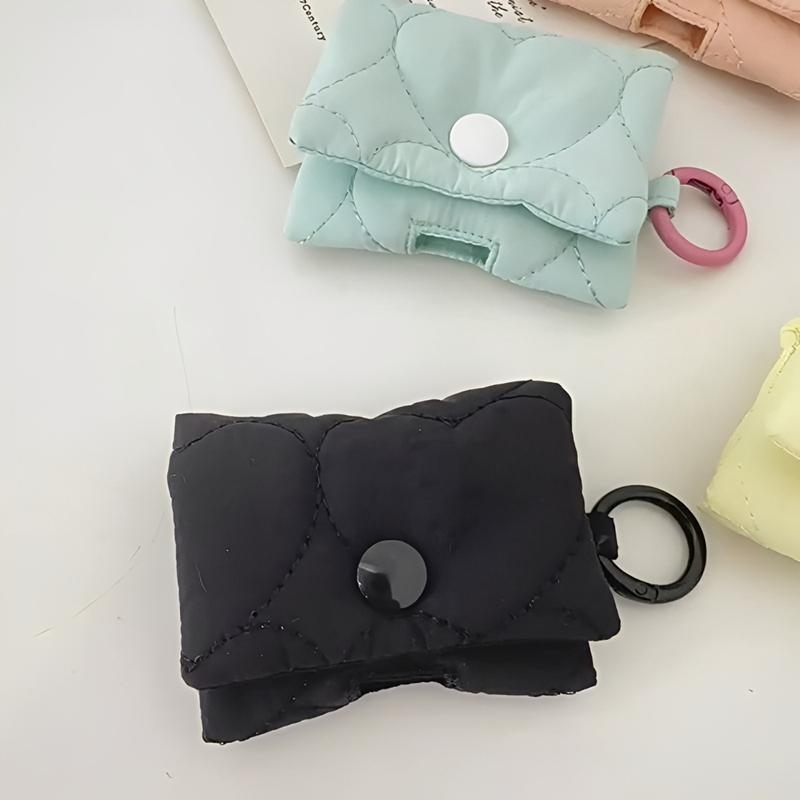 Cute Bluetooth Headphone Case for AirPods Headphone Storage Protective Soft Case Travel Organizer for Wireless Earbuds AirPods