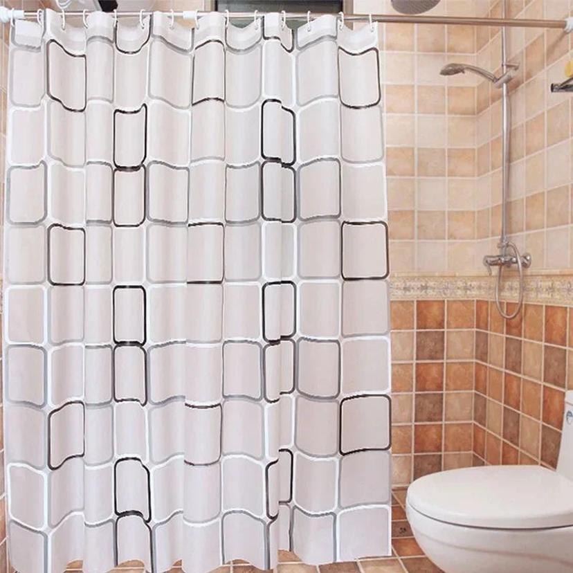 1 Pcs Waterproof Shower Curtain Bathroom Partition Shower Curtain Large Block PEVA Shower Curtain Door Curtain Curtain