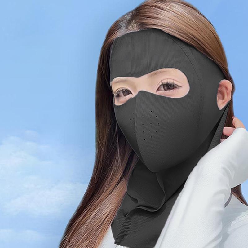Sunscreen Seamless Mask For Men And Women Breathable Ice Silk Neck Protection Outdoor Sunscreen Mask