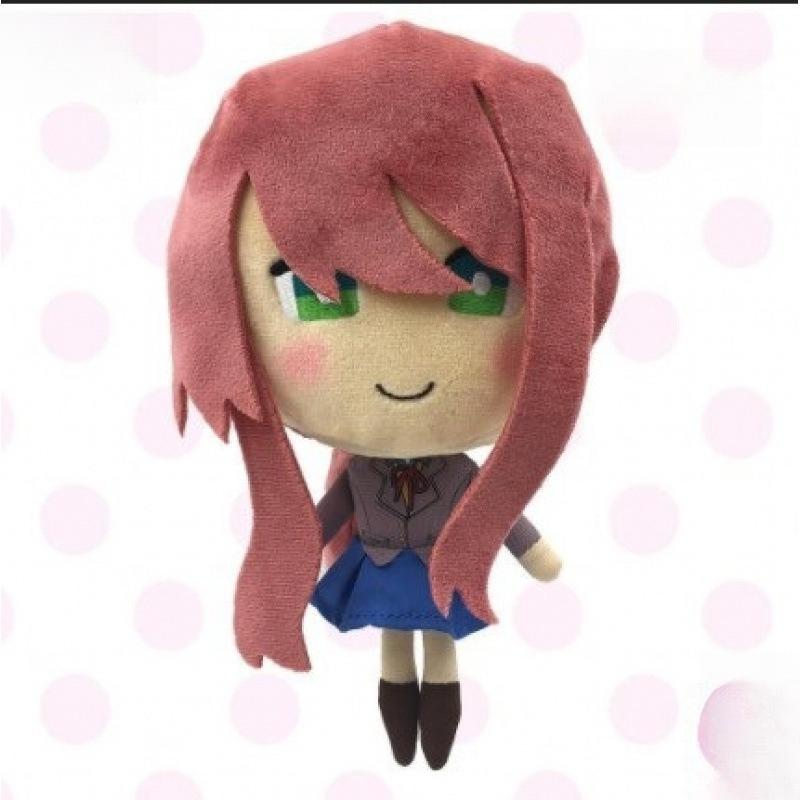 

Клуб Романтики DDLC Плюшевая Кукла Персонажи Моника Сайори Нацуки Милая Аниме Игровая Плюшевая Игрушка Мягкая Набитая Фигурка для Фанатов Подарок на День Рождения Декор 20cm 90g or so коричневый