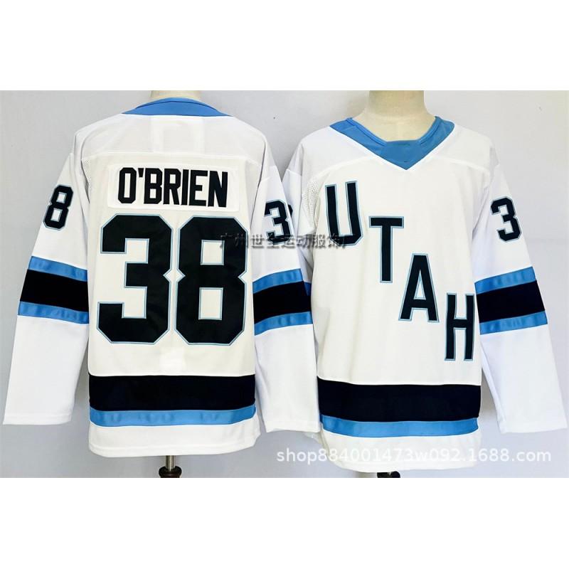 Vintage Utah Hockey Jersey 9 Embroidered Ice Practice Shirt Mens Cotton Blend Retro Team Uniform