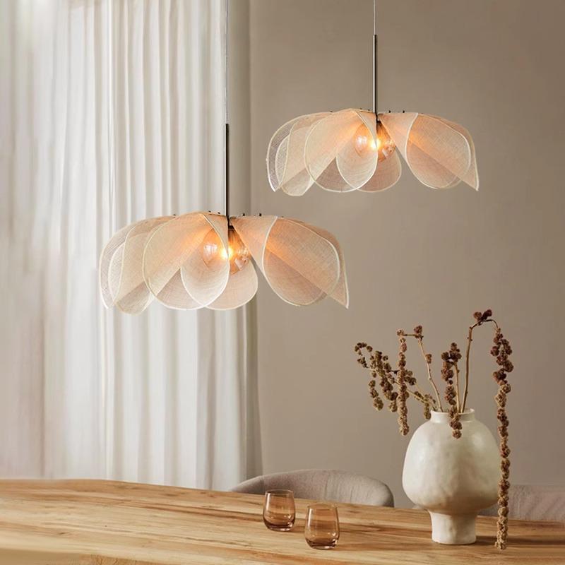 Nordic Vintage Floral Chandelier for Dining and Living Areas