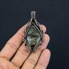 Dragon Blood Jasper 999 Copper Wire Wrapped Pendant, Handmade Gemstone Pendant Jewelry, Gifts For Wife Brand New Pendant