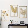 Iron Wall Art Modern Metal Sculpture Home Decor Living Room Bedroom Creative Plant Design