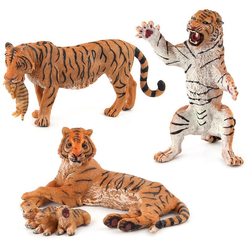 Tiger Amur Animal Figurine With Detailed Craftsmanship For Kids Toys Educational