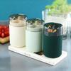 Press Type Automatic Pop-up Toothpick Box Light Luxury Electroplated Toothpick Holder for Living Room Home Storage