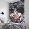 Death Note Tapestry Print Large Wall Art SciFi Living Tapestry Room Home Decor Blanket for Bedroom Dorm Wall Hanging Design