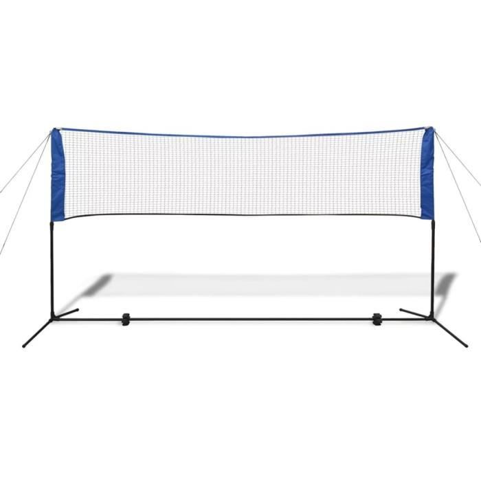 Filet de badminton - vidaXL - 300 x 155 cm - Réglable - Sac de transport inclus - Multisport