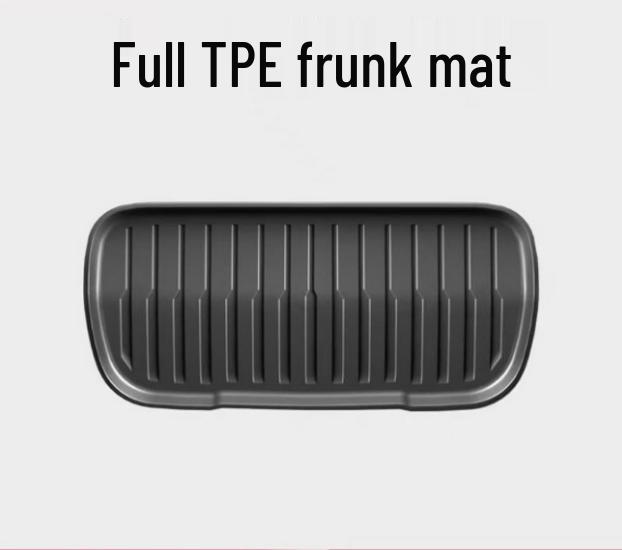Tesla Model Y Trunk Mat Set: TPE Front & Rear Liners, Interior Custom Accessories