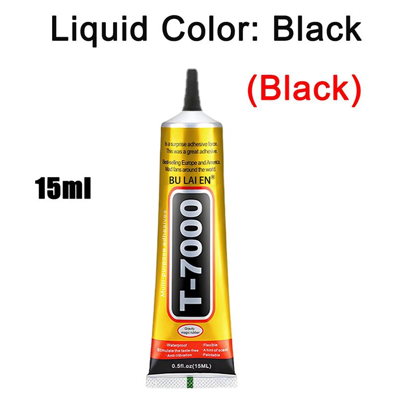

B7000/T7000 Adhesive for Mobile Phones, Metal, Plastic, and Jewelry – 15/110 ml Waterproof Transparent/Black Repair Kit