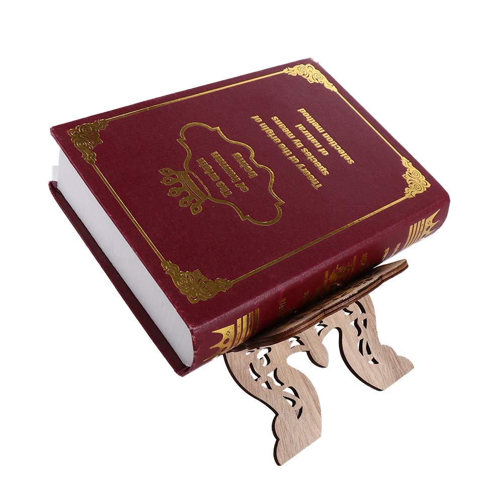 1Pcs Foldable Bible Ramadan Eid Al-Fitr Quran Book Stand Display Stand Book Shelf Home Decoration