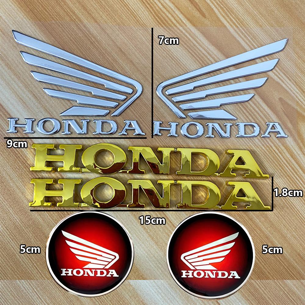 JBH4 Honda Sticker 3D Gold-plated Label Motorcycle decorativeaccessorysuitableforPCX160PCX125NS350RCB190SSCBR500CBR650Randothermodels