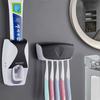 Tooth Brush Holder Automatic Toothpaste Dispenser Holder Toothbrush Wall Mount Rack Bathroom Tools Set