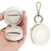 Portable Ring Keychain Holder for Gym and Travel, Cute Jewelry Holder for Sports Bag, Compact Ring Earring Necklace Storage Case
