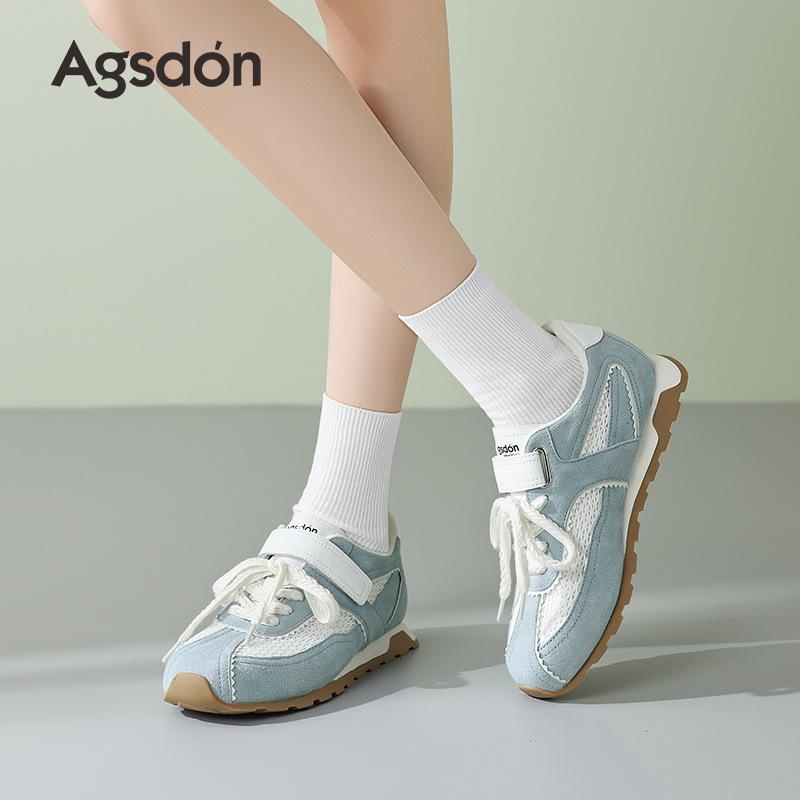 Augustine blue Dexun shoes autumn new platform ballet style Forrest Gump sports board shoes casual shoes