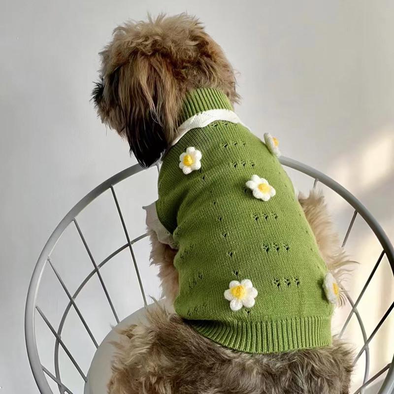 High Collar Vest for Small/Medium Dogs & Cats - Spring/Autumn Wear for Bichon, Corgi, Teddy, Butterfly, British Shorthair