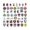 100 Stück Fußball-Team-Logo-Aufkleber, Fußball-Club-Aufkleberpaket, Wasserdichte Vinyl-Aufkleber, Weltmeisterschafts-Spiel-Aufkleber für Laptops