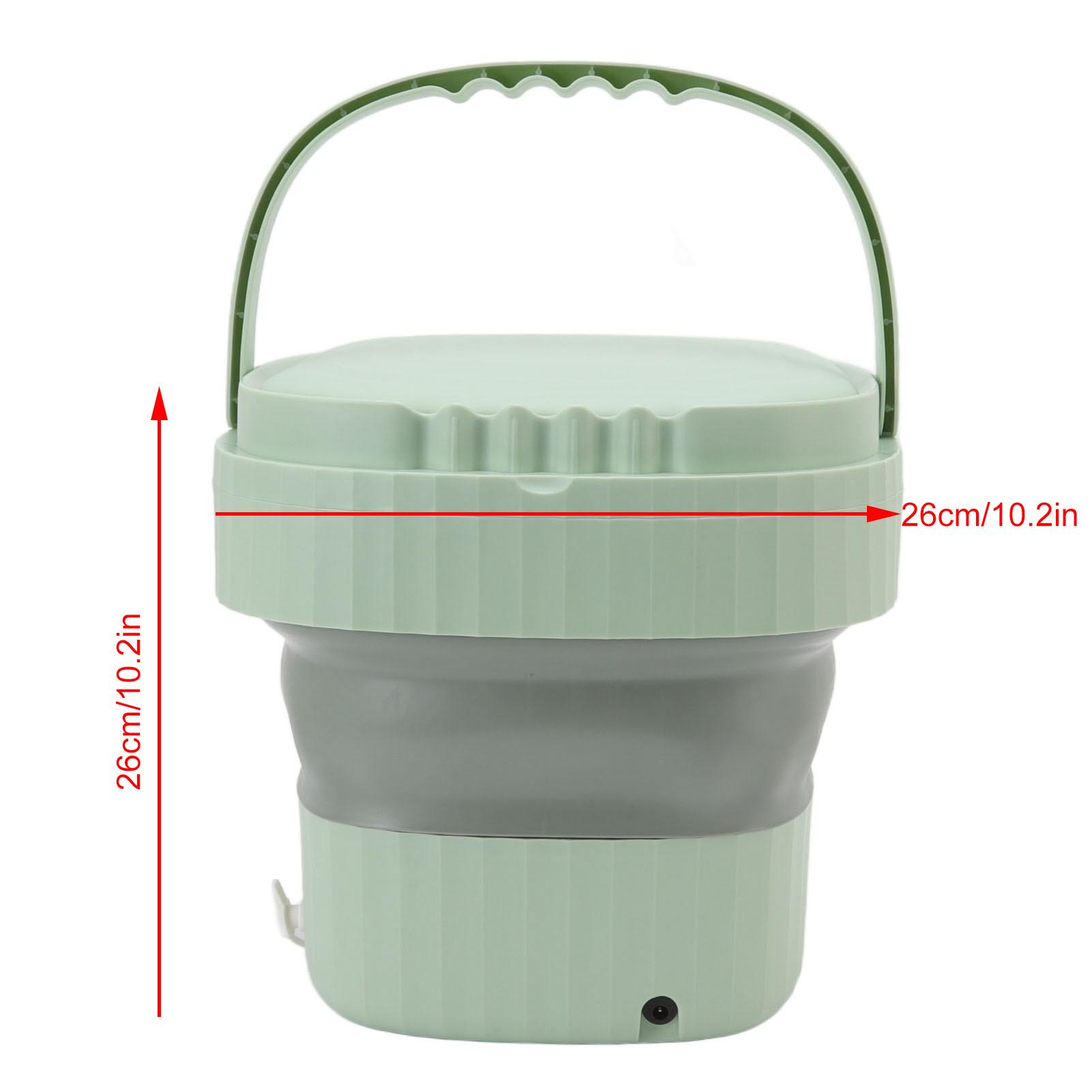 6л Портативная складная стиральная машина Ведро для одежды носков и нижнего белья — фото 7