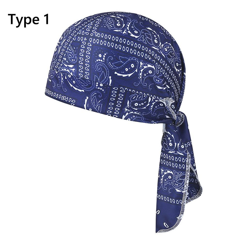 

Быстросохнущая бандана-шапка Дышащая шапка для защиты от солнца Удобная спортивная повязка на голову Бег type 1