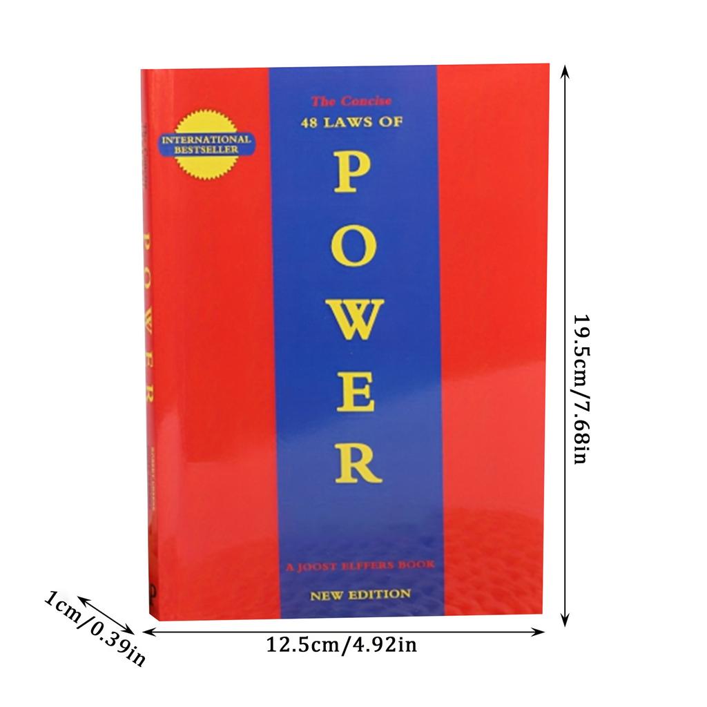 Zwięzłe 48 praw władzy Książka angielska autorstwa Roberta Greene'a Przywództwo polityczne Filozofia polityczna Książki motywacyjne dla dorosłych