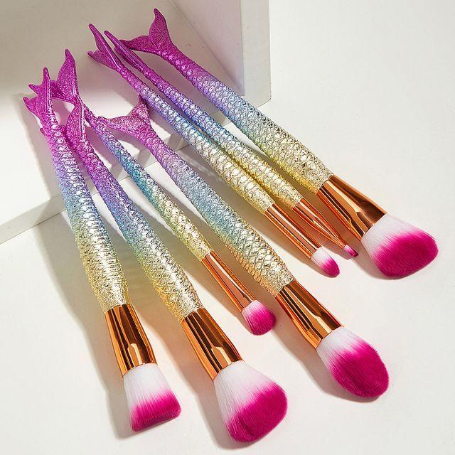 Stroke of Beauty - Set of 7: Mermaid Tail Makeup Brush