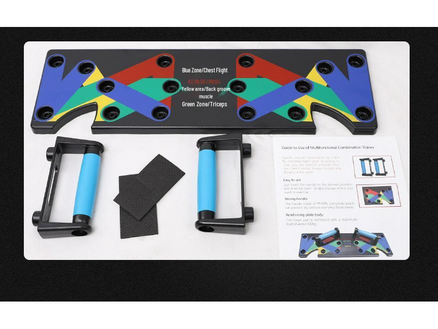 9-in-1 Multifunctional Push-Up Bar for Home Fitness & Bodybuilding - Chest & Arm Training Board