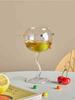 Verre à Pied Gemme Pierre Colorée Verre Borosilicaté Verre Résistant à la Chaleur Verre à Cocktail Champagne