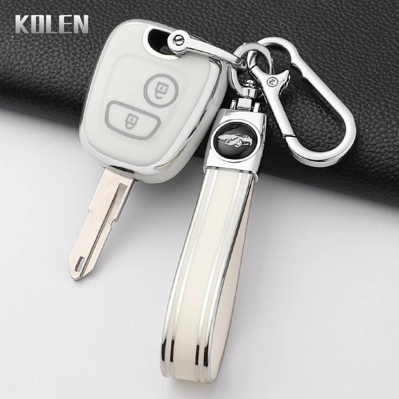 For Peugeot 107 206 207 307 For Citroen C1 C2 C3 C4 For Toyota Aygo Fashion Tpu Car Smart Key Case Cover Protected Keychain Fob