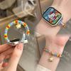 Cute Scrunchie strap for apple watch bands ultra 2 49mm 40mm 41mm 44mm 45 46mm stretchable brecelet iwatch seires 10 9 8 7 5 SE