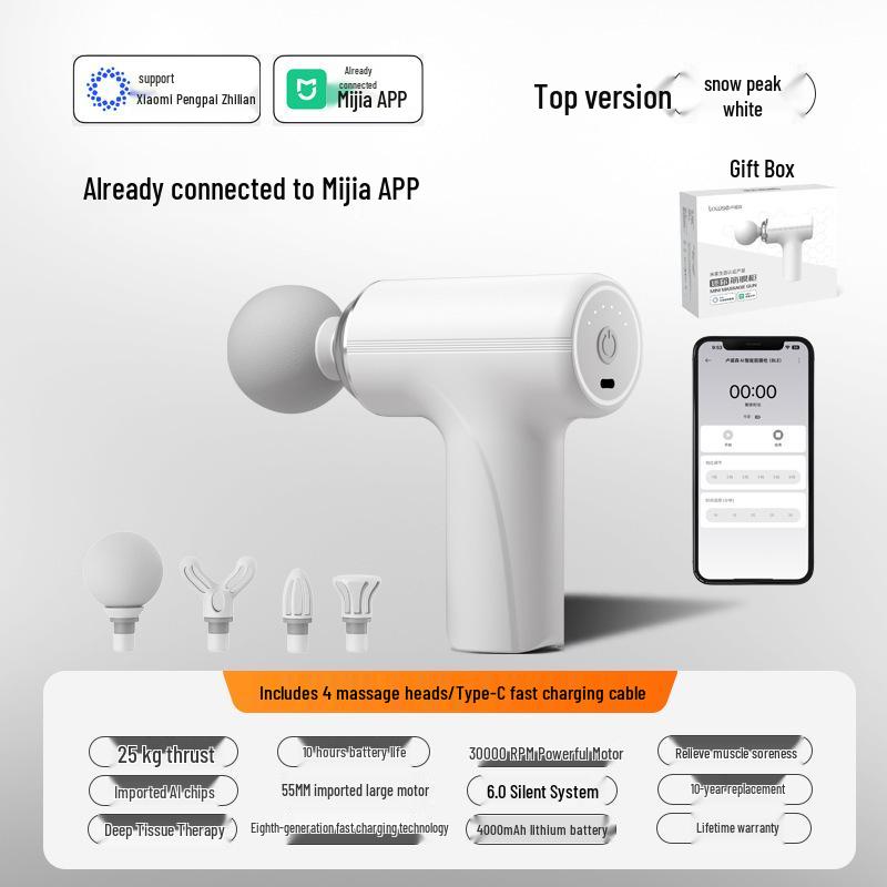 Luweisen Compact Electric Massage Gun for Home Fitness and Muscle Relaxation 3.0 Fascia Gun