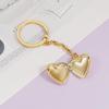 316L Stainless Steel Heart Photo Keychain for Couples and Friends