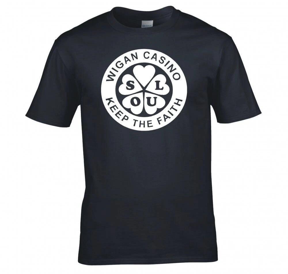 New wigan casino northern soul keep the faith all sizes t shirt s to 5xl 2XL