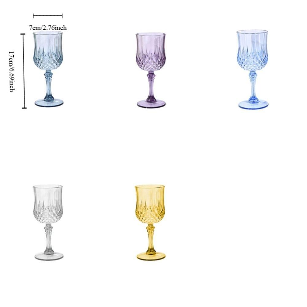 12pcs Plastic Champagne Flutes Reusable Wedding Toasting Glasses High-end Party Wine Glasses Dinner