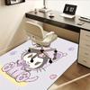 Office Rug Kawaii, Cat Anti-Slip Rug, Machine Washable for Living Room, Bedroom, Office, Multiple Sizes, Bedroom Mat, Decorative Mat, Durable Mat, Liv