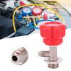 Vehicle air conditioning charging tool with metal bottle opener for car maintenance and repair with safe handle