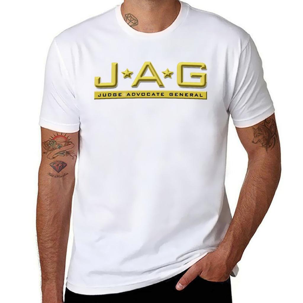 J.A.G TV Show T-Shirt Man T Shirt Cotton High Quality Men T Shirt Cotton 100% T Shirts for Man Slim Fit T-Shirt