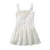 Kaslead Women's Clothing Fashion Waist Trimming Casual Large Skirt