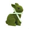Cute Easter Statue Bunny Figurine Resin Animal Sculpture Crafts for Bookshelf Holiday Table