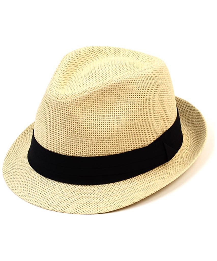 Yunibeosyeolkemiseuteuli Bu Summer Simple Beige Fedora Summer Fedora