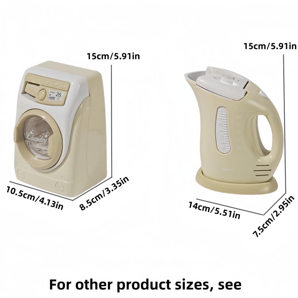 Children'S Simulated Small Household Appliances, Such As Washing Machines, Vacuum Cleaners, Irons, Juicers, And Toys
