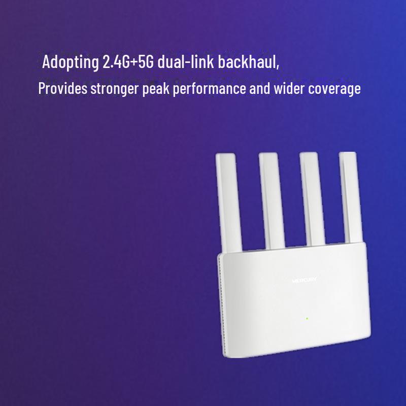 Mercury AX1500 Dual Band Wi-Fi 6 Gigabit Router A15G - Game Ready, IPV6 Compatible