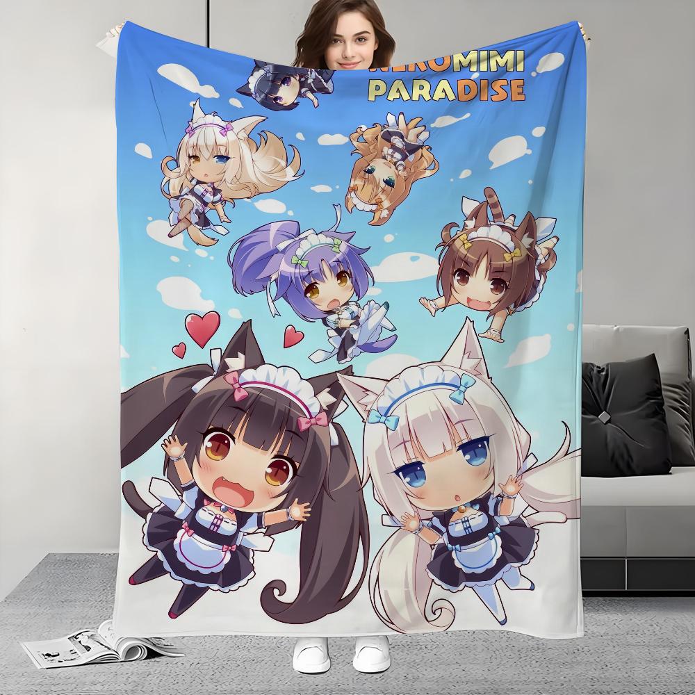 Game N-Nekopara-S Blanket Design Lightweight  For Dorms, Naps, Living Room, Office,Sofa,All-Season